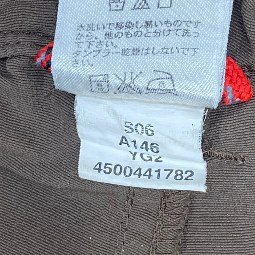 VTG The North Face Pants Mens XL A146 Brown Convertible Cargo Hiking Excellent